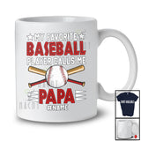 Personalized My Favorite Baseball Player Calls Me Papa; Joyful Father's Day Custom Name Family Sport T-Shirt