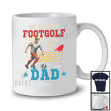 Personalized My Favorite Footgolf Player Calls Me Dad, Proud Father's Day Custom Name, Vintage T-Shirt