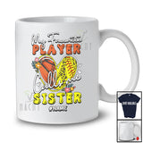 Personalized My Favorite Player Calls Me Sister; Proud Mother's Day Softball Basketball Player T-Shirt