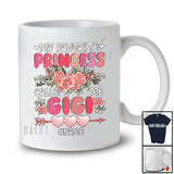 Personalized My Favorite Princess Call Me Gigi; Lovely Mother's Day Flowers; Custom Name Family T-Shirt