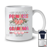Personalized My Favorite Princess Call Me Grandma; Lovely Mother's Day Flowers; Custom Name Family T-Shirt