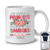 Personalized My Favorite Princess Call Me Mama; Lovely Mother's Day Flowers; Custom Name Family T-Shirt