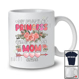 Personalized My Favorite Princess Call Me Mom; Lovely Mother's Day Flowers; Custom Name Family T-Shirt