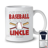 Personalized My Favorite Softball Player Calls Me Uncle; Joyful Father's Day Custom Name Family Sport T-Shirt