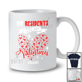 Personalized My Residents Are My Valentines; Wonderful Custom Name Nurse Doctor; Heart Shape T-Shirt