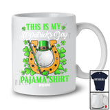 Personalized My St. Patrick's Day Pajama Shirt; Amazing Custom Name Golf Player; Horseshoes T-Shirt