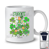 Personalized My Student Are Strong; Lovely St. Patrick's Day Shamrocks; Custom Name Teacher T-Shirt