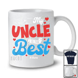 Personalized My Uncle Is The Best; Amusing Father's Day Hearts Hands; Custom Name Family T-Shirt