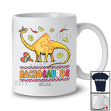 Personalized Nachosaurus; Amusing Cinco De May Custom Name Mexican Nacho T-Rex Shape T-Shirt