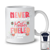 Personalized Never Underestimated A Mother Prayer; Proud Mother's Day Heart; Custom Name Family T-Shirt