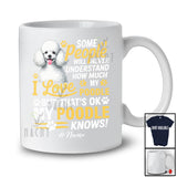 Personalized Never Understand How Much I Love My Poodle; Lovely Custom Name Poodle Owner T-Shirt