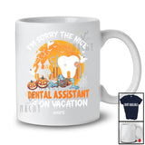 Personalized Nice Dental Assistant Is On Vacation; Joyful Halloween Zombie Pumpkin; Custom Name Jobs T-Shirt