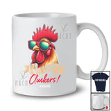 Personalized Not Today Cluckers; Sarcastic Father's Day Rooster Chicken; Custom Name Farmer T-Shirt