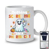 Personalized Nothing Scares Me I'm A pharmacist; Lovely Halloween Custom Name Boo Ghost T-Shirt