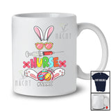 Personalized Nurse; Adorable Easter Custom Name Nurse Nursing; Bunny Ears Family Group T-Shirt