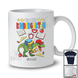 Personalized Oh Hey Kindergarten; Joyful Back To School Custom Name Boy T-Rex Students T-Shirt