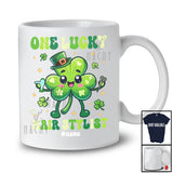 Personalized One Lucky Hair Stylist; Awesome St. Patrick's Day Custom Name Irish Shamrocks T-Shirt