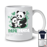 Personalized Papa Panda; Funny Grandpa Proud Panda Lover Custom Name Father's Day T-Shirt