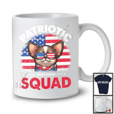Personalized Patriotic Squad, Adorable 4th Of July Custom Name Chihuahua, USA Flag Vintage T-Shirt