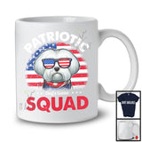 Personalized Patriotic Squad, Adorable 4th Of July Custom Name Maltese, USA Flag Vintage T-Shirt