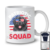 Personalized Patriotic Squad, Adorable 4th Of July Custom Name Newfoundland, USA Flag Vintage T-Shirt