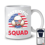 Personalized Patriotic Squad, Adorable 4th Of July Custom Name Poodle, USA Flag Vintage T-Shirt