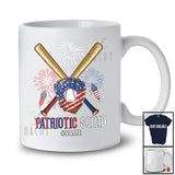 Personalized Patriotic Squad; Amazing 4th Of July Custom Name Baseball Player Glove Sticks T-Shirt