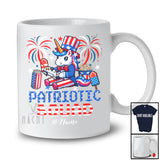 Personalized Patriotic Squad; Amazing 4th Of July Custom Name Unicorn Gamer Video Game Controller T-Shirt