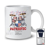 Personalized Patriotic Squad; Amusing 4th Of July Custom Name Drum Player Drummer; Patriotic T-Shirt