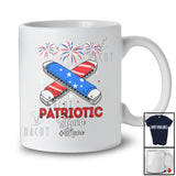 Personalized Patriotic Squad; Amusing 4th Of July Custom Name Harmonica Player; Patriotic T-Shirt