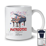 Personalized Patriotic Squad; Amusing 4th Of July Custom Name Piano Player; Patriotic T-Shirt