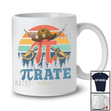 Personalized Pi 3.14 Pirate; Amazing Pi Day Pirate Vintage Retro; Custom Name Math Student Teacher T-Shirt