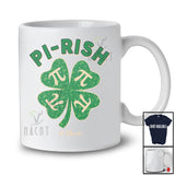 Personalized Pi-rish; Lovely St. Patrick's Day Lucky PI Shamrocks; Custom Name Math Teacher T-Shirt