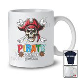 Personalized Pirate Mom; Humorous Mother's Day Halloween Skull Pirate; Custom Name Family T-Shirt
