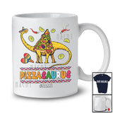 Personalized Pizzasaurus; Amusing Cinco De May Custom Name Mexican Pizza T-Rex Shape Food T-Shirt