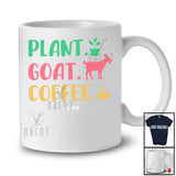 Personalized Plant Goat Coffee; Proud Mother's Day Father's Day Gardener Farmer; Family T-Shirt
