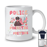 Personalized Police Saved Me From Being A Pornstar; Floral Custom Name Police Proud Couple T-Shirt