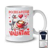 Personalized Poodle And Coffee Only For Valentine; Lovely Custom Name Single; Animal T-Shirt