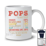 Personalized Pops Nutrition Daily Value; Amazing Father's Day Custom Name Family; Vintage T-Shirt
