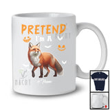 Personalized Pretend I'm A Fox; Creepy Halloween Custom Name Fox; Animal Lover T-Shirt