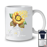 Personalized Proud Mom; Awesome Mother's Day Sunflower; Custom Name Baseball Player T-Shirt