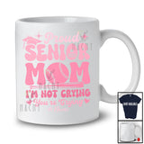 Personalized Proud Senior Mom Crying; Happy Mother's Day Custom Name Baseball Player T-Shirt