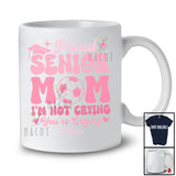 Personalized Proud Senior Mom Crying; Happy Mother's Day Custom Name Soccer Player T-Shirt