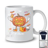 Personalized Pumpkin Librarian; Horror Halloween Custom Name Librarian Squad Job Proud T-Shirt