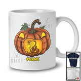 Personalized Python In Plaid Pumpkin; Humorous Halloween Cosplay Will Animal; Custom Name T-Shirt