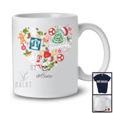 Personalized Radiology X-Ray Heart Shape; Amazing Christmas Lights Custom Name Radiologist T-Shirt