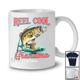 Personalized Reel Cool Grandma; Joyful Mother's Day Fish; Custom Name Fishing Vintage Family T-Shirt