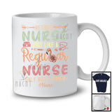Personalized Retired Nurse Definition Way Happier, Lovely Retirement Nurse, Flamingo Flowers T-Shirt