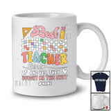 Personalized Retro Best Teacher Ever; Awesome Custom Name Jobs Proud; Family Group T-Shirt
