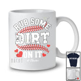 Personalized Rub Some Dirt On It; Amazing Father's Day Vintage; Custom Name Baseball Player T-Shirt
